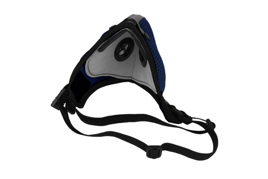 Oromask O2 Designer Washable & Reusable Cloth Face Mask - Dual Wearing Mode  On Ear & Neck Gaiter - Filtration up to 95% - Ultra rugged & Durable-  Organic Blue : .in